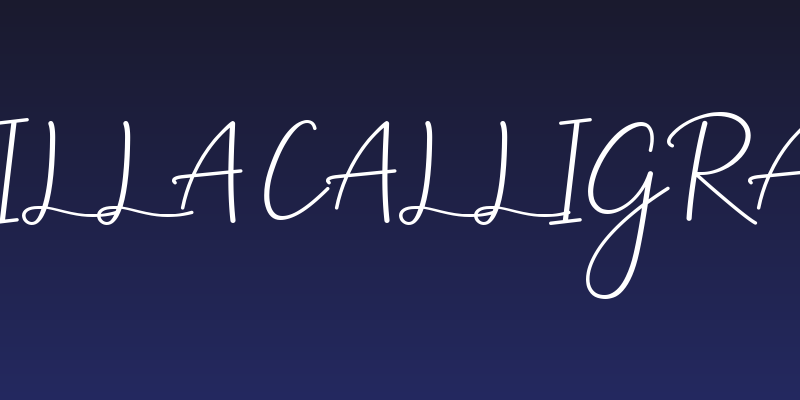 Benilla Calligraphy Social Header