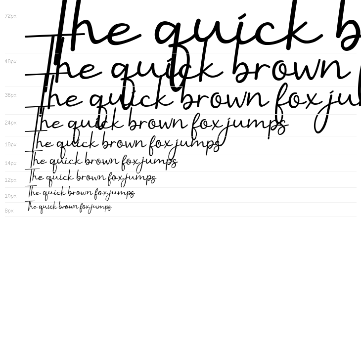 Benilla Calligraphy Waterfall