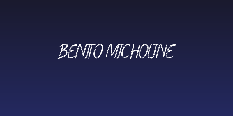 Benito Micholine Social Header