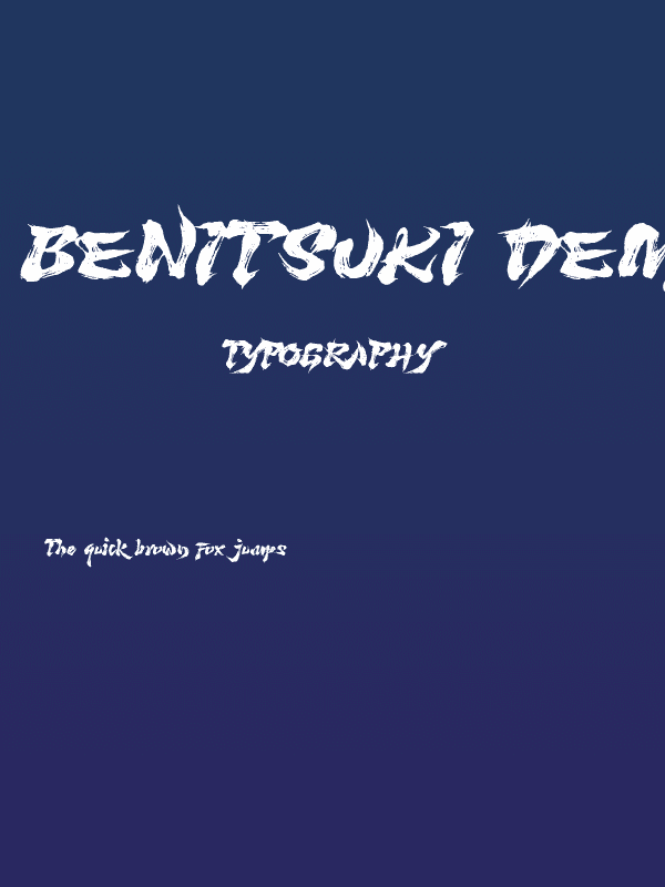Benitsuki Demo Regular Poster