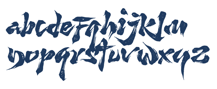 Benitsuki Demo Regular Lowercase