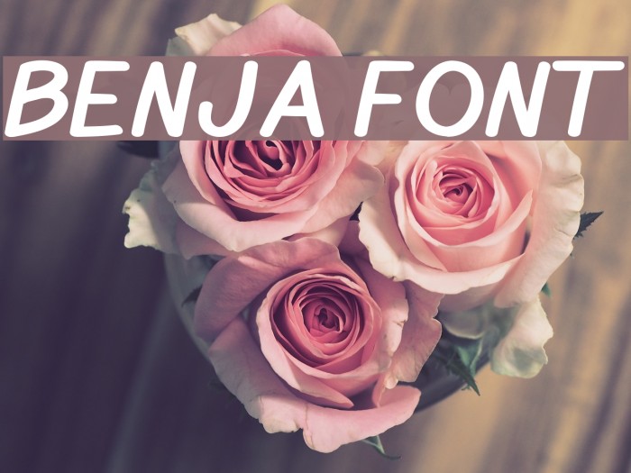 Benja Font examples