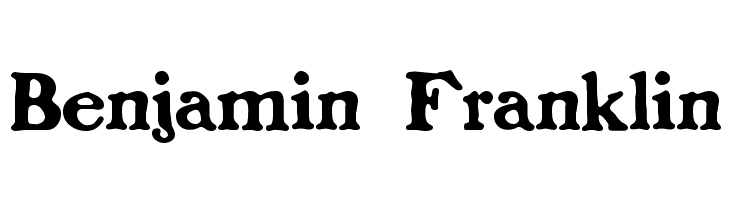 Benjamin Franklin Font