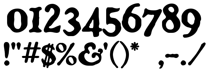 Benjamin Franklin Font OTHER CHARS