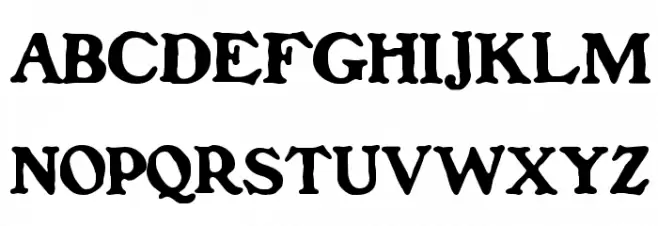 Benjamin Franklin Font Litere mari