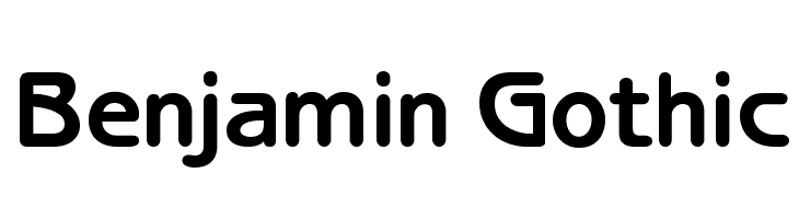 Benjamin Gothic फ़ॉन्ट