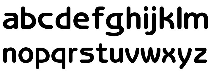 Benjamin Gothic Font LOWERCASE