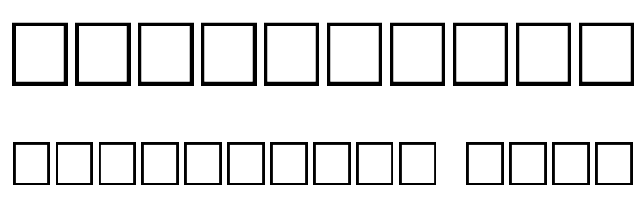Benjamin Regular Font OTHER CHARS
