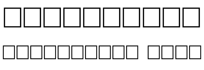 Benjamin Regular Font OTHER CHARS