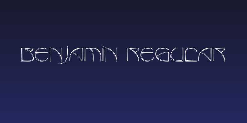 Benjamin Regular Social Header