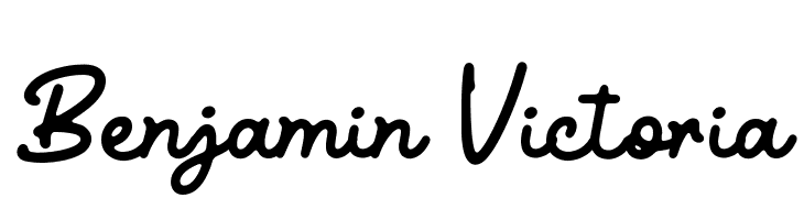 Benjamin Victoria  baixar fontes gratis