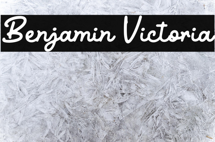 Benjamin Victoria Example 2