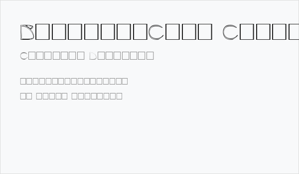 BenjaminCaps Caps:001.001 Business Card