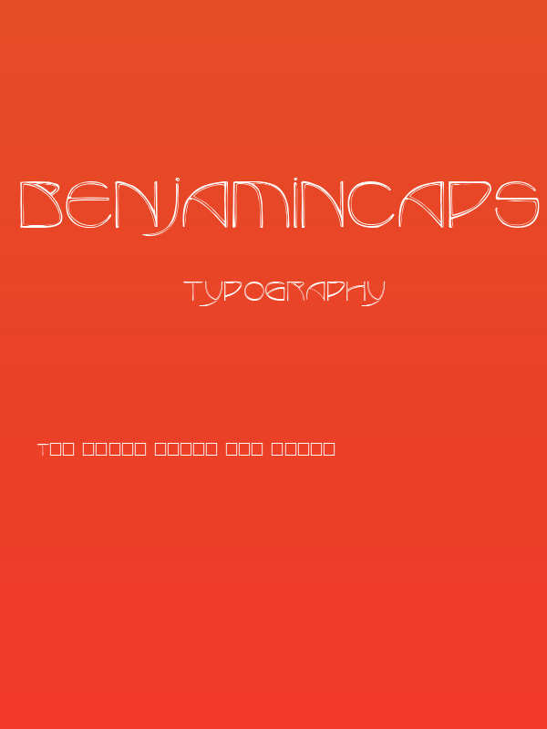 BenjaminCaps Caps:001.001 Poster