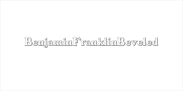 BenjaminFranklinBeveled Logo