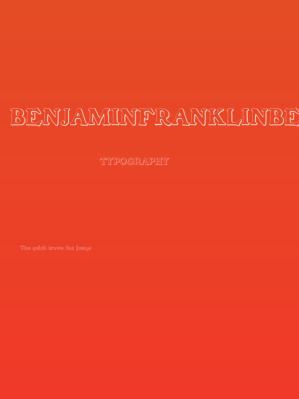 BenjaminFranklinBeveled Poster