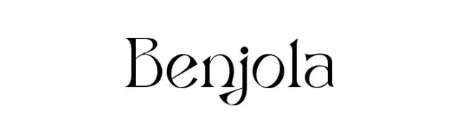 Benjola  Frei Schriftart Herunterladen