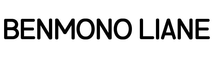 Benmono Liane  免费字体下载