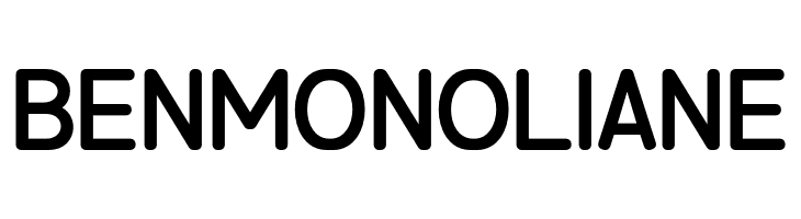 Benmono Liane  フリーフォントのダウンロード