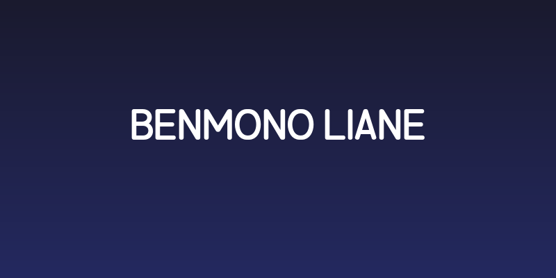 Benmono Liane Social Header