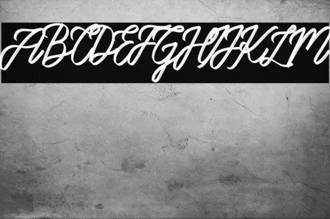 Bennington Glow Demo Version Font examples