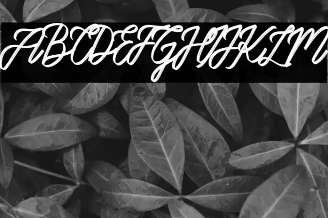 Bennington Glow Demo Version Font examples