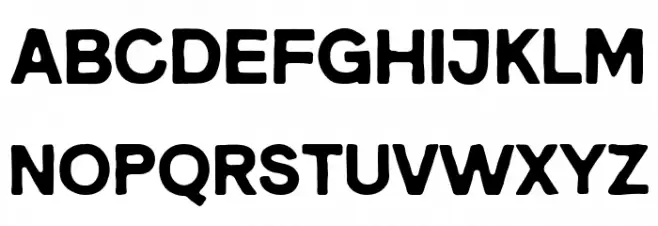Benniter Trial Version Regular 字体 大写