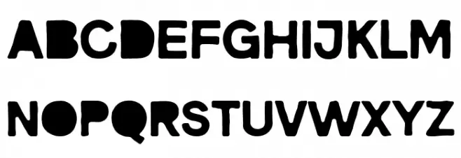 Benniter Trial Version Regular 字体 小写