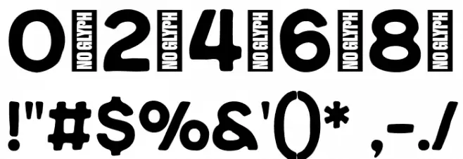 BenniterTrialVersion-Regular Caratteri ALTRI CARATTERI