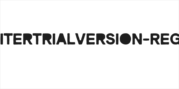 BenniterTrialVersion-Regular Logo