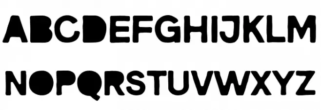 BenniterTrialVersion-Regular Caratteri MINUSCOLO