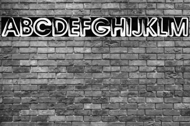 Benny Blanco Font examples