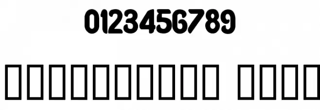 Benny Bold Font OTHER CHARS