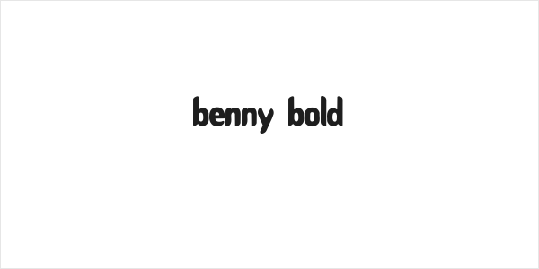 Benny Bold Logo