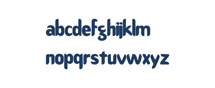 Benny Bold Lowercase