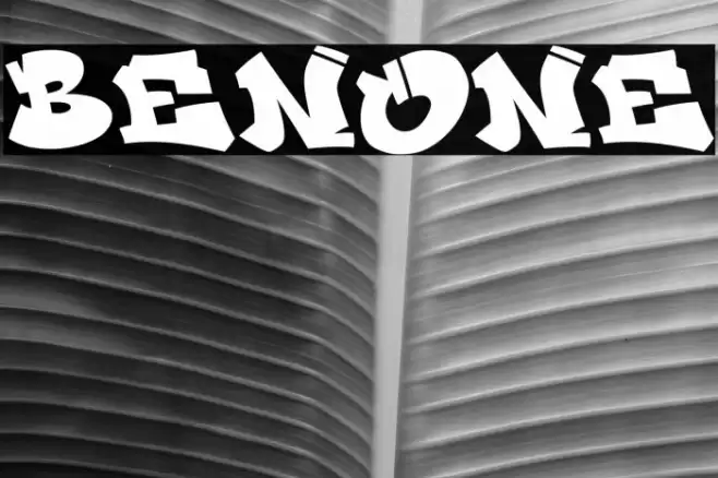 Benone Font examples