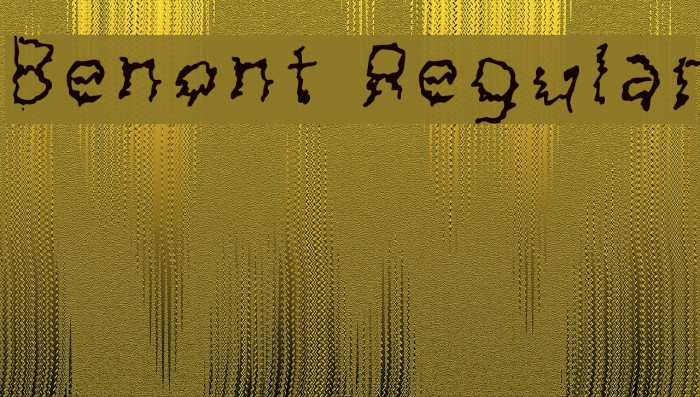Benont Regular Example 3