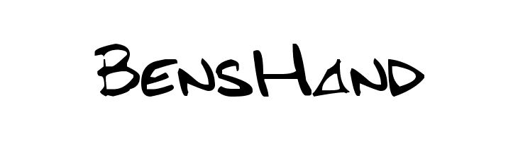 BensHand Font