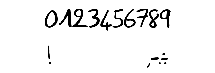 Benscript-Regular Font OTHER CHARS