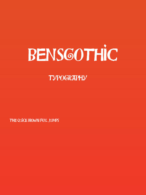 Bensgothic Poster