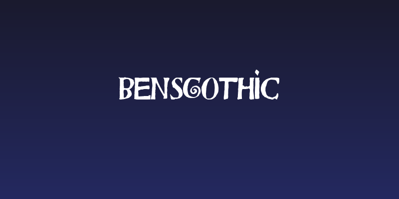 Bensgothic Social Header