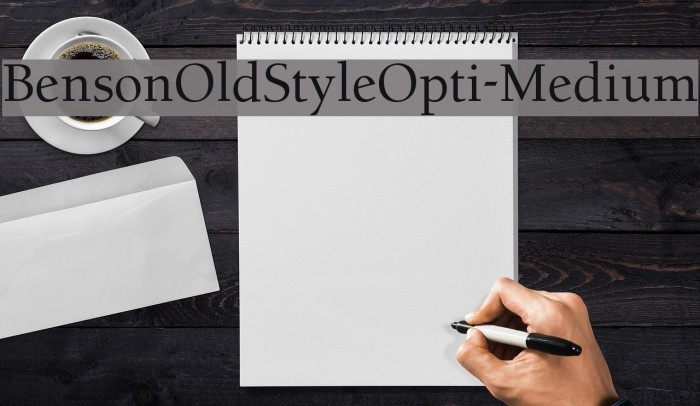 BensonOldStyleOpti-Medium Font examples
