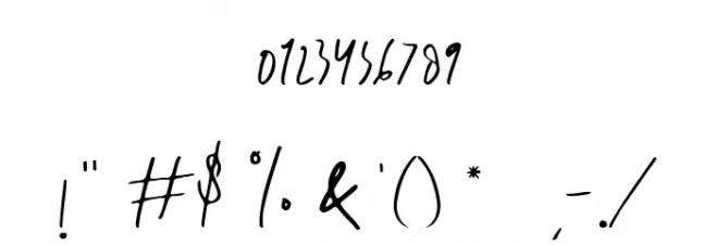 Bensue Schriftart Anderer Schreiben