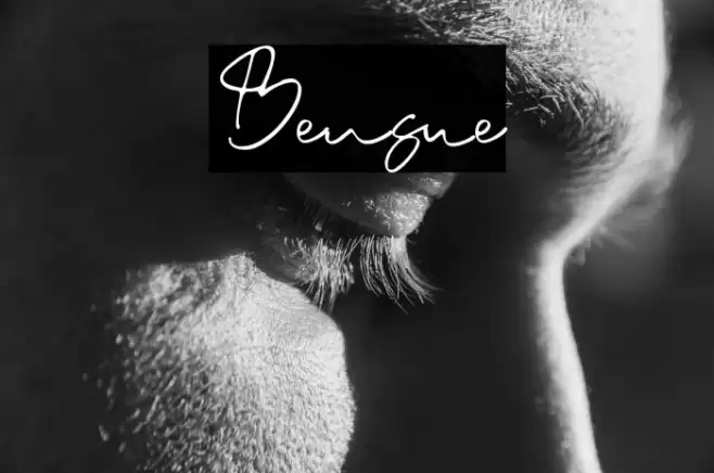 Bensue Schriftart examples