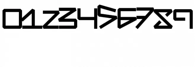 BentOut Font OTHER CHARS