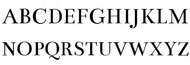 Bentham Regular Шрифта ВЕРХНИЙ