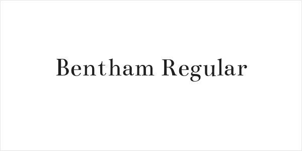 Bentham Regular Logo