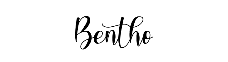 Bentho  Frei Schriftart Herunterladen