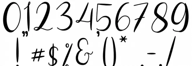 Bentho Font OTHER CHARS