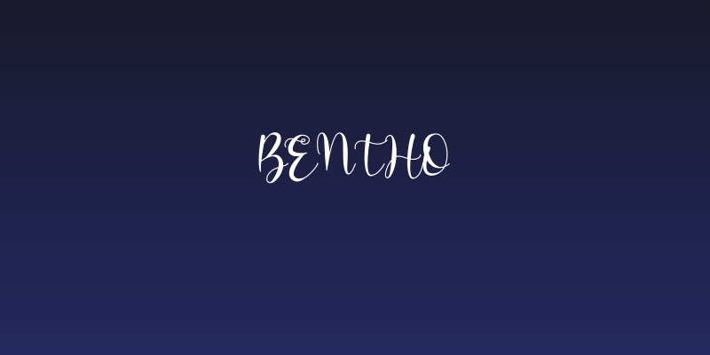 Bentho Social Header